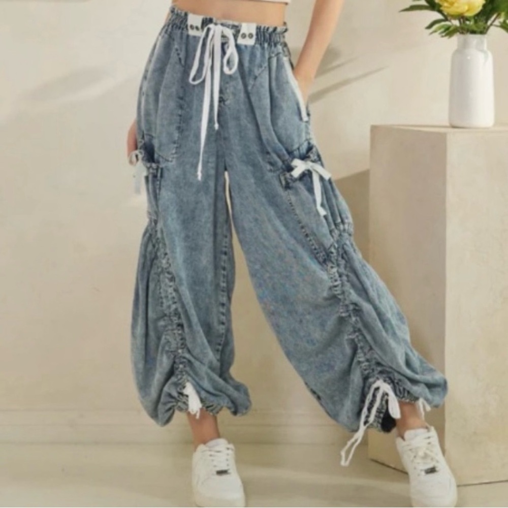 NEW - Oli & Hali Light Blue Denim Jogger Pants